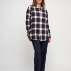 MOSHI MOSHI MIND - ECRU/BURGUNDY/NA ALWAYS SHIRT