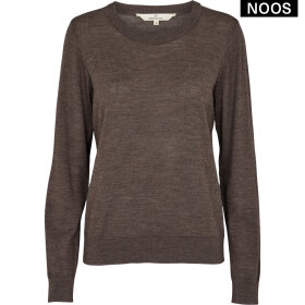 BASIC APPAREL - BROWN MEL VERA SWEATER
