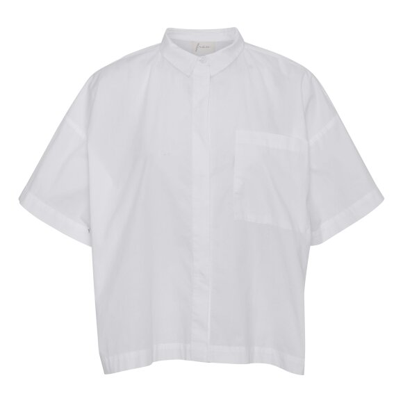 FRAU - BRIGHT WHITE NICE SS SHIRT