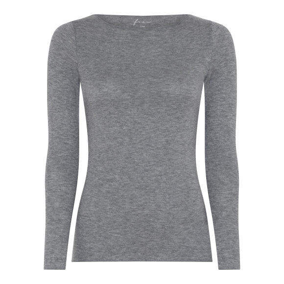 FRAU - MED GREY MEL LIMA CASHMERE BOA