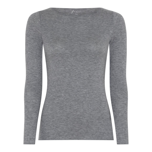 FRAU - MED GREY MEL LIMA CASHMERE BOA