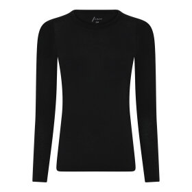 FRAU - BLACK LUCCA CASHMERE LS O-NECK