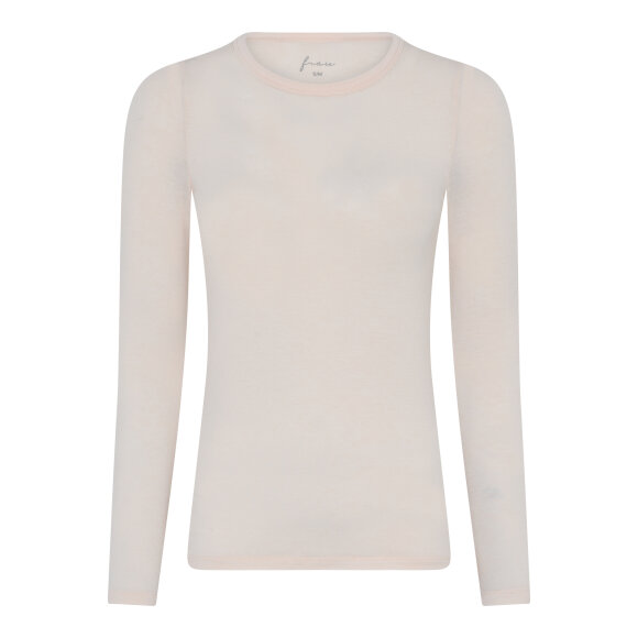 FRAU - SOFT PINK LUCCA CASHMERE LS O-