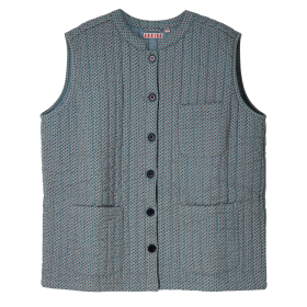 HABIBA - PASTEL BLUE WAISTCOAT