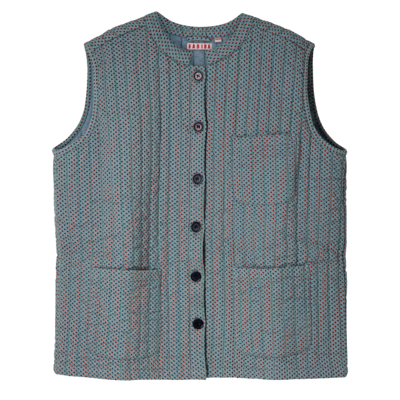HABIBA - PASTEL BLUE WAISTCOAT