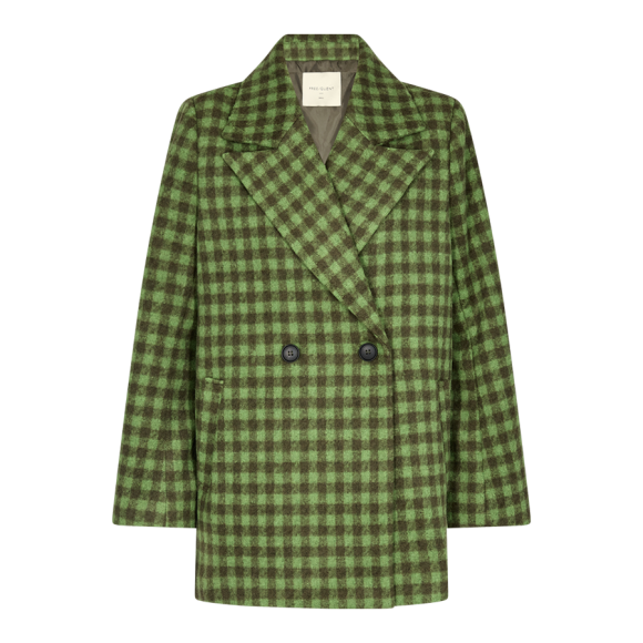 FREEQUENT - PIQ GREEN/OLIVE FQCHESS-JACKET