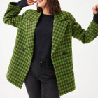 FREEQUENT - PIQ GREEN/OLIVE FQCHESS-JACKET