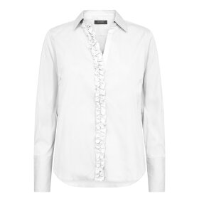 MOS MOSH - WHITE MMSYBEL SATIN SHIRT