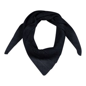 FRAU - NAVY DOHA CASHMERE SCARF SMAL