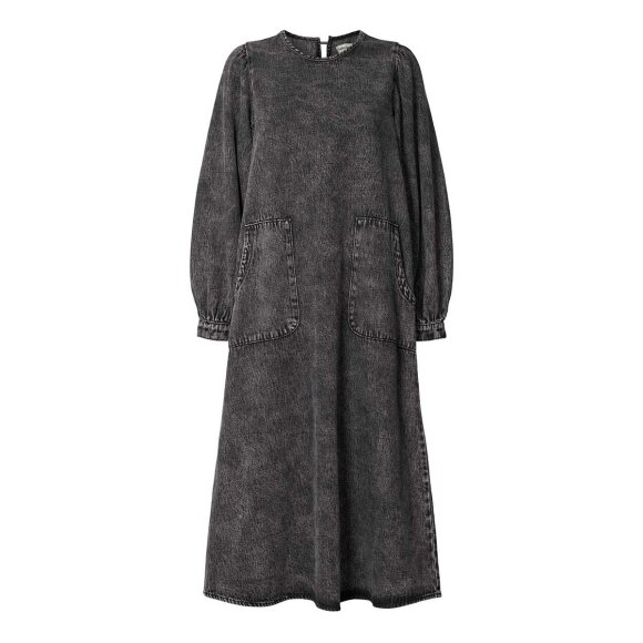 LOLLYS LAUNDRY - DARK GREY MEL LUCAS DRESS