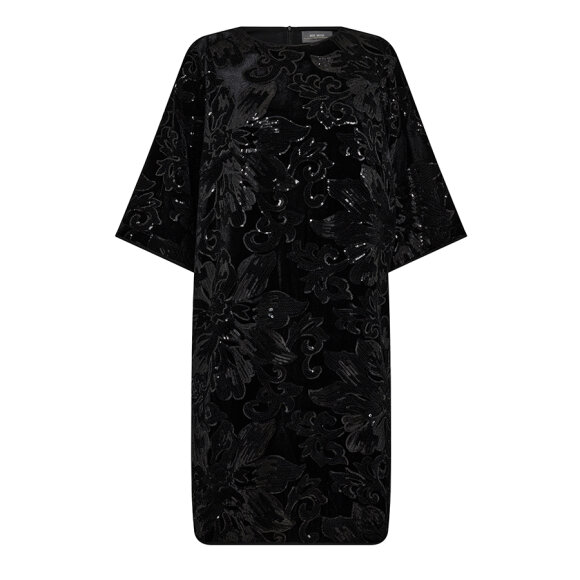 MOS MOSH - BLACK MMFANNI FLOWER DRESS