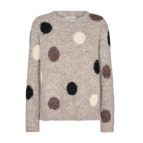 FREEQUENT - DESSERT TAUPE W BLACK FQLOUISA
