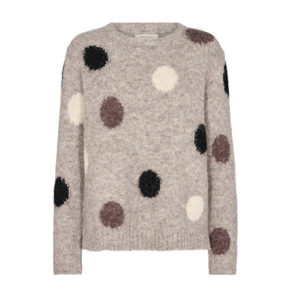 FREEQUENT - DESSERT TAUPE W BLACK FQLOUISA