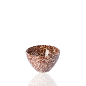 HÅNDPLUKKET - GRAN RUST GRANITE CONIC BOWL