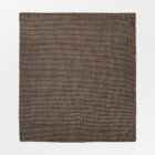 BECKSÖNDERGAARD - ACORN BROWN GINGHAM WOO SCARF