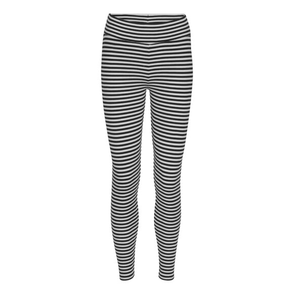 BASIC APPAREL - WHI WHITE/BLACK LUDMILLA TIGHT