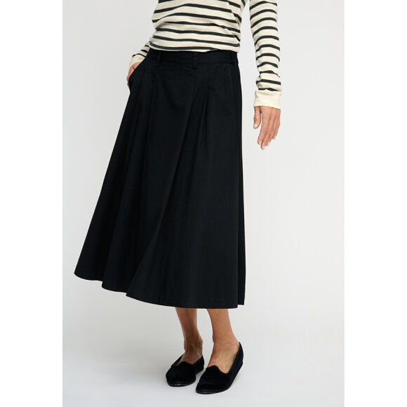 MOSHI MOSHI MIND - BLACK POEM SKIRT TWILL