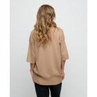 MOSHI MOSHI MIND - WARM SAND ALLURE KNIT TEE