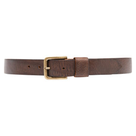 DEPECHE - BROWN/BRASS JENS BELT