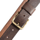 DEPECHE - BROWN/BRASS JENS BELT