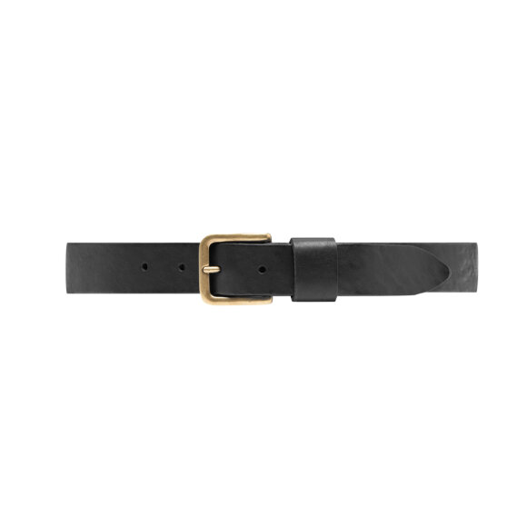 DEPECHE - BLACK/BRASS JEANS BELT