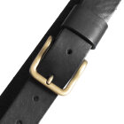 DEPECHE - BLACK/BRASS JEANS BELT