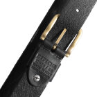 DEPECHE - BLACK/BRASS JEANS BELT