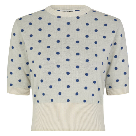 LOLLYS LAUNDRY - BLUE CLOVERLL KNIT JUMPER SS