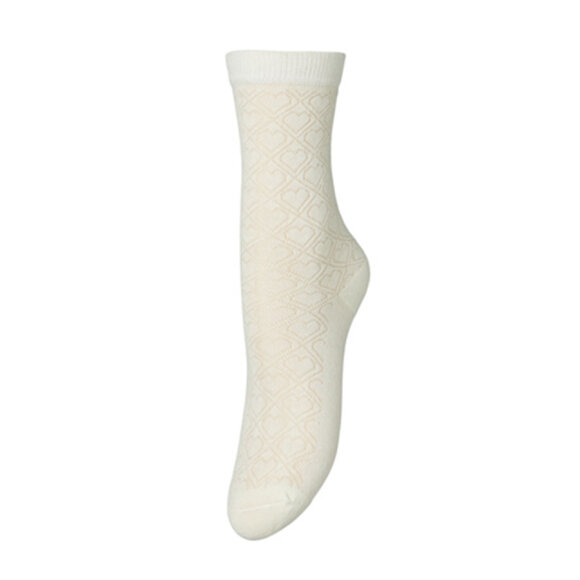 BECKSÖNDERGAARD - WHITE SIGNA COTTA SOCK