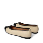 PAVEMENT - BEIGE/BLACK PATENT LUCY LEATHE