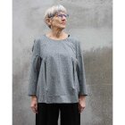 LISELOTTE HORNSTRUP - GREY MINIDOT PETRA BLOUSE