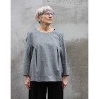 LISELOTTE HORNSTRUP - GREY MINIDOT PETRA BLOUSE