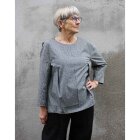 LISELOTTE HORNSTRUP - GREY MINIDOT PETRA BLOUSE