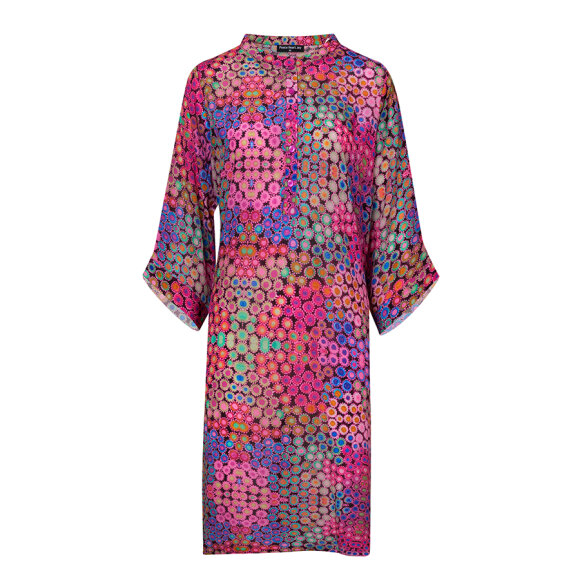 PEACE HEART JOY - PINK MULTI JENNIFER DRESS