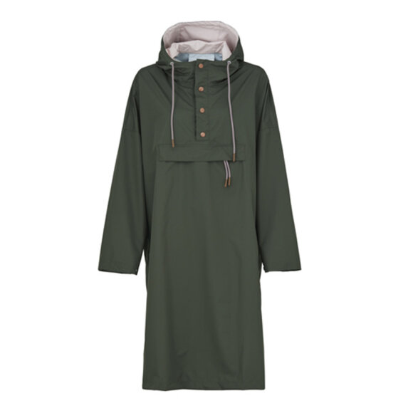 BECKSÖNDERGAARD - ARMY SOLID RAIN PONCHO