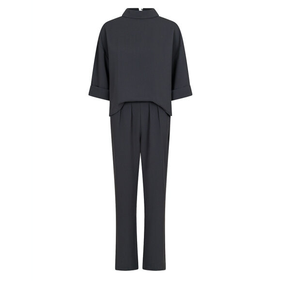NEO NOIR - STEEL GREY ARLO CREPE JUMSUIT