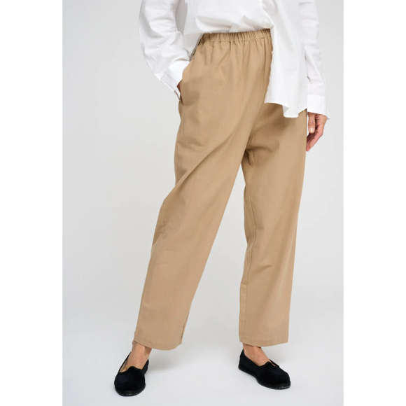 MOSHI MOSHI MIND - WARM SAND LOWER PANTS CREPE