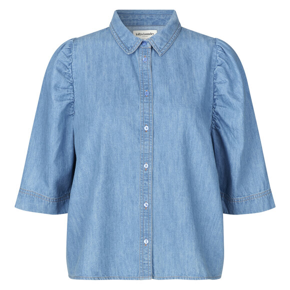 LOLLYS LAUNDRY - LIGHT BLUE BONOLL SHIRT SS