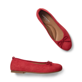 PAVEMENT - RED/PATENT LUCY LU SUEDE