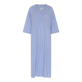 FRAU - MED BLUE STRIPE PALMA LONG DRE