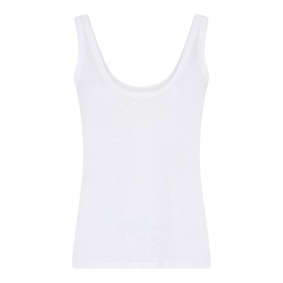 FRAU - BRI WHITE TORONTO LINEN TOP