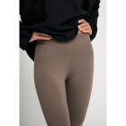 MOSHI MOSHI MIND - DARK TAUPE SMOOTH LEGGINGS