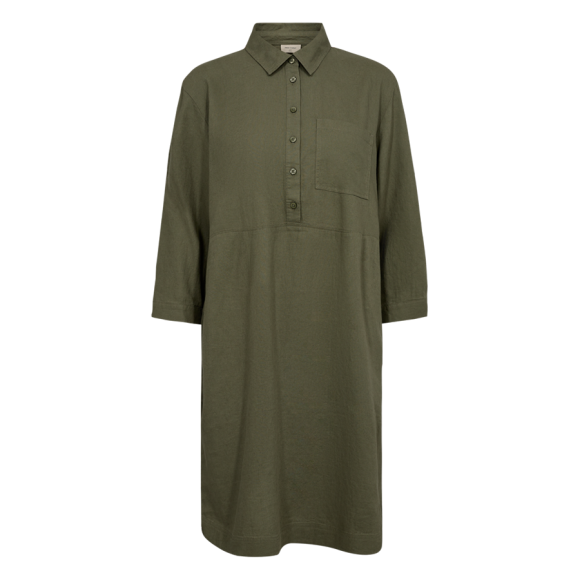 FREEQUENT - DEEP LICHEN GREEN FQLUNA-DRESS