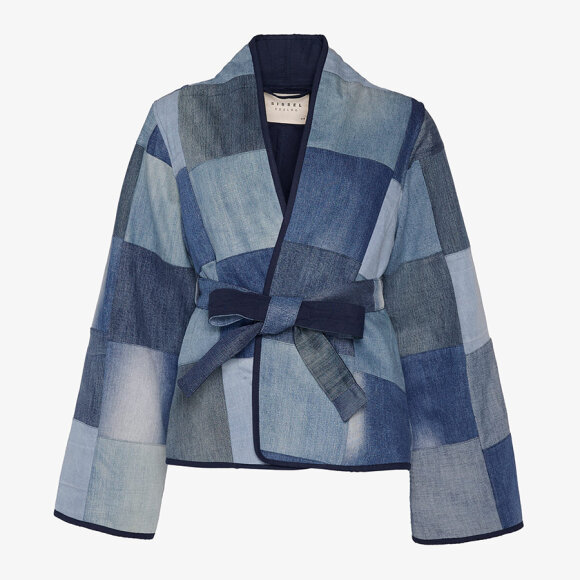 SISSEL EDELBO - BLUE NEO LEFTOVER DENIM PATCHW