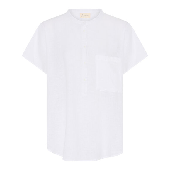 FRAU - BRIGHT WHITE COLOMBO SS LINEN