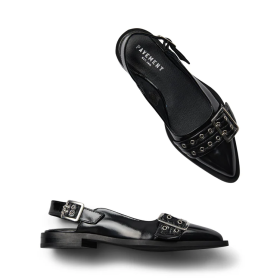 PAVEMENT - BLACK PATENT SASO SLINGBACK