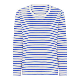 FRAU - AMPARO BLUE STRIPE PANAMA LOOS