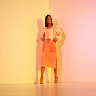 MARTA - ORANGE/FUXIA BLOUSE