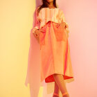 MARTA - ORANGE/FUXIA BLOUSE