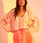 MARTA - ORANGE/FUXIA BLOUSE
